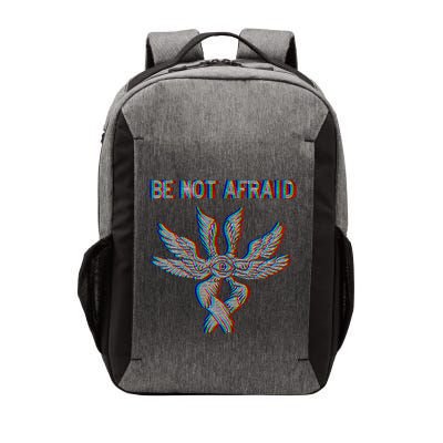 Be Not Afraid Biblically Accurate Angel Seraphim Glitch Vector Backpack