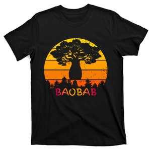 Baobab Native African Plant Tree Meditation Root Nature T-Shirt