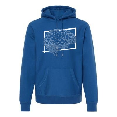 Brain Neuroscience Anatomy Neurosurgeon Nurse Neurologist Gift Premium Hoodie