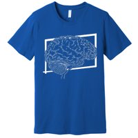 Brain Neuroscience Anatomy Neurosurgeon Nurse Neurologist Gift Premium T-Shirt