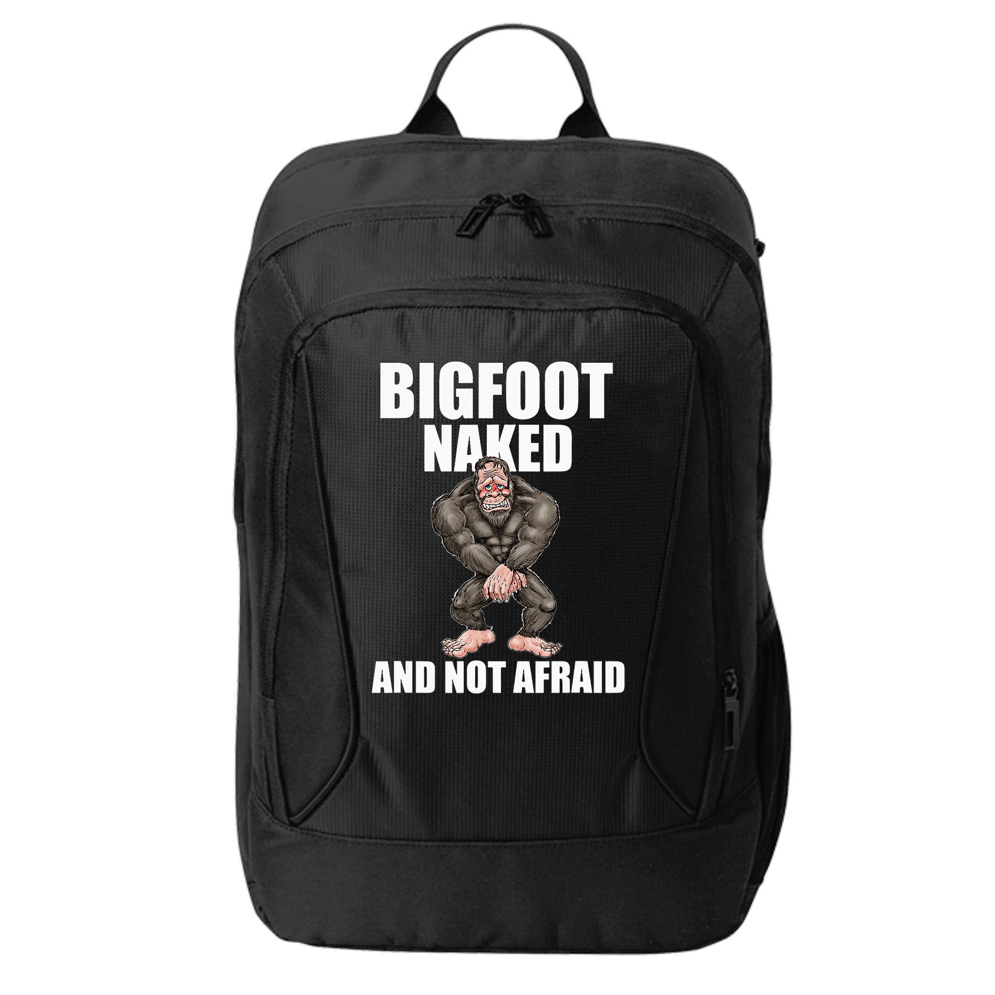 Bigfoot Naked And Not Afraid City Backpack
