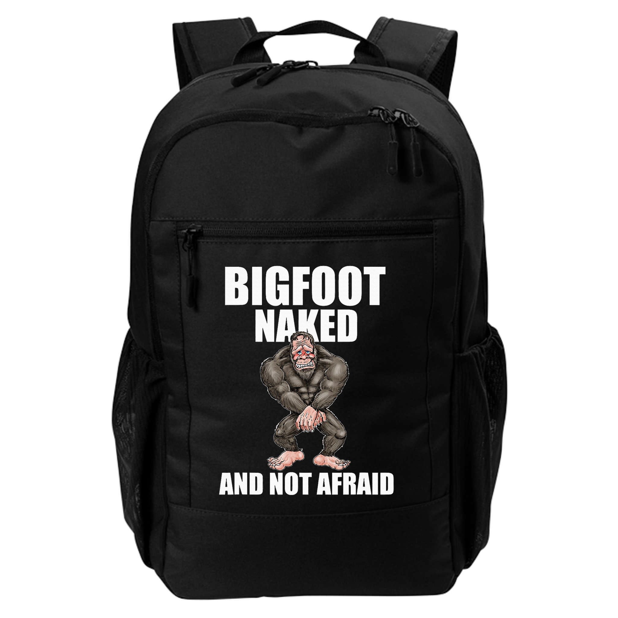 Bigfoot Naked And Not Afraid Backpack
