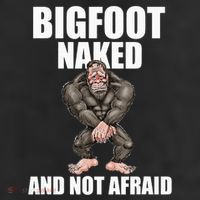 Bigfoot Naked And Not Afraid 11oz C Handle Ceramic Mug