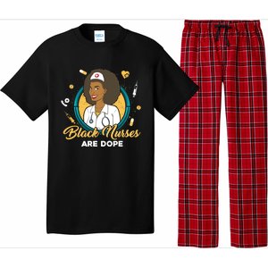 Black Nurses Are Dope Black Mom Nurse Black Wife Nurse Rn Gift Pajama Set