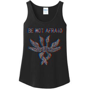 Be Not Afraid Biblically Accurate Angel Seraphim Glitch Ladies Essential Tank