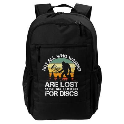 Bigfoot Not All Who Wander Are Lost Some Looking For Discs Backpack