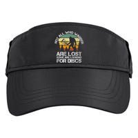 Bigfoot Not All Who Wander Are Lost Some Looking For Discs Adult Drive Performance Visor