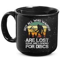 Bigfoot Not All Who Wander Are Lost Some Looking For Discs 15oz Campfire Ceramic Mug