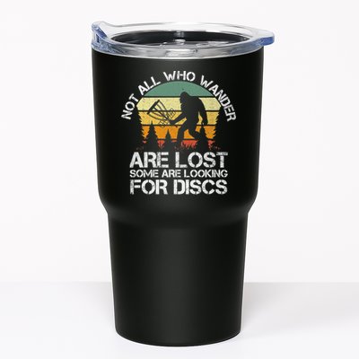 Bigfoot Not All Who Wander Are Lost Some Looking For Discs Tumbler