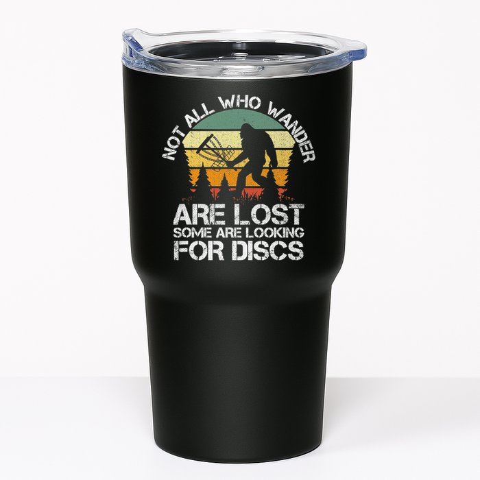 Bigfoot Not All Who Wander Are Lost Some Looking For Discs Tumbler