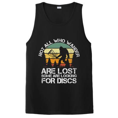 Bigfoot Not All Who Wander Are Lost Some Looking For Discs PosiCharge Competitor Tank