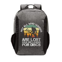 Bigfoot Not All Who Wander Are Lost Some Looking For Discs Vector Backpack