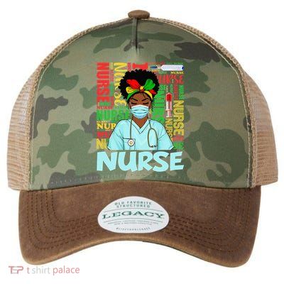 Black Nurse Black History Juneteenth Melanin Legacy Tie Dye Trucker Hat