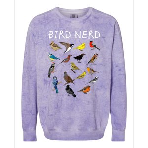 Bird Nerd Colorblast Crewneck Sweatshirt