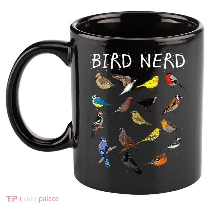 Bird Nerd 11oz C Handle Ceramic Mug