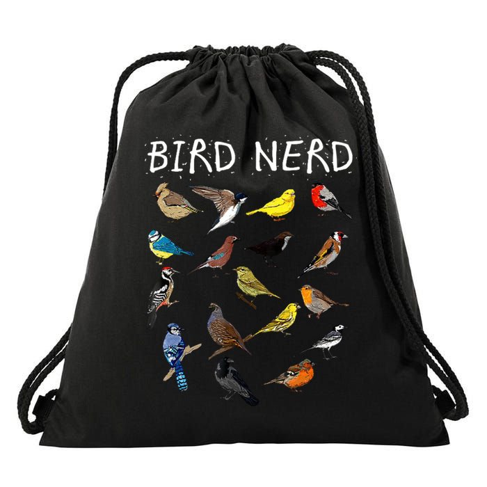 Bird Nerd Drawstring Bag