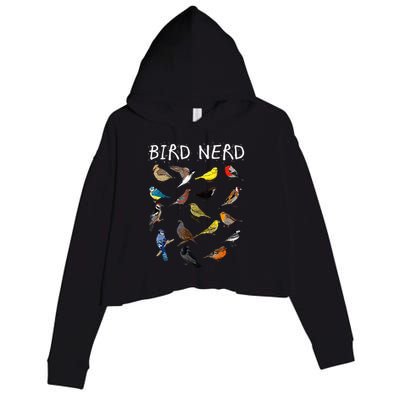 Bird Nerd Crop Fleece Hoodie