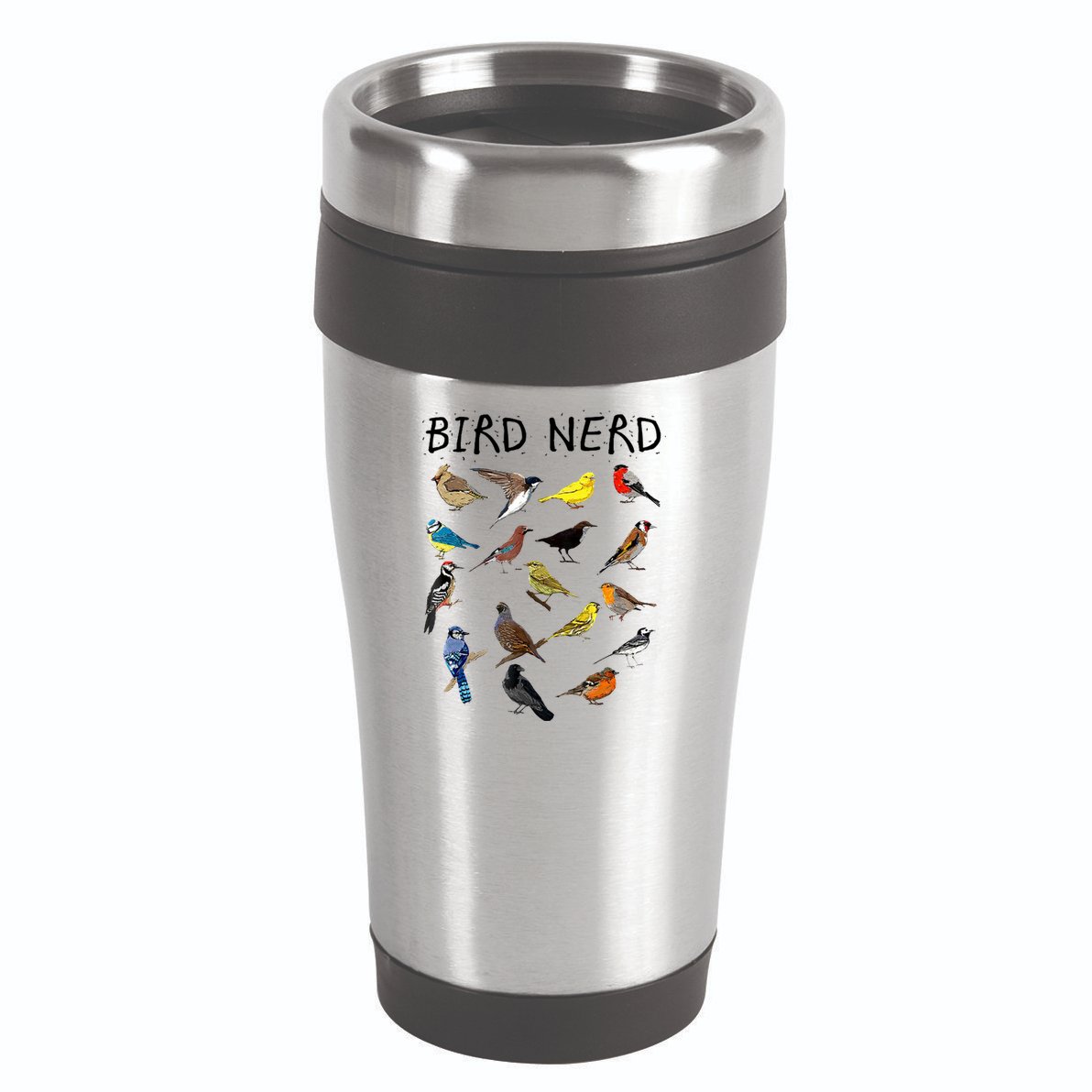 Bird Nerd 16oz Travel Tumbler