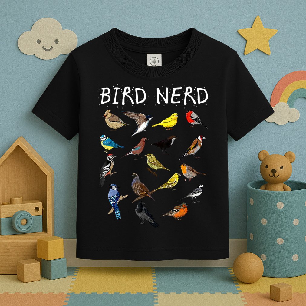 Bird Nerd Toddler T-Shirt