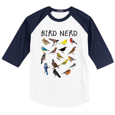 Bird Nerd Baseball Sleeve Shirt