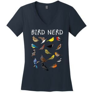 Bird Nerd Women's V-Neck T-Shirt