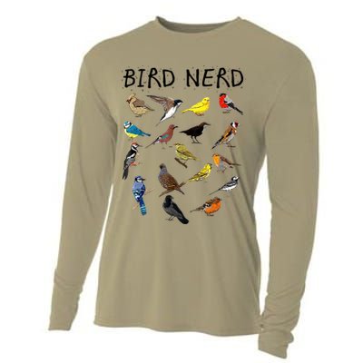 Bird Nerd Cooling Performance Long Sleeve Crew