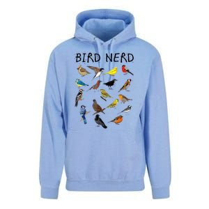 Bird Nerd Unisex Surf Hoodie