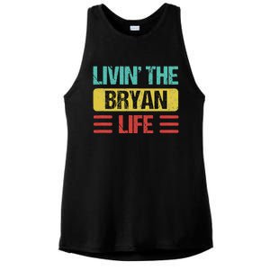 Bryan Name Ladies PosiCharge Tri-Blend Wicking Tank