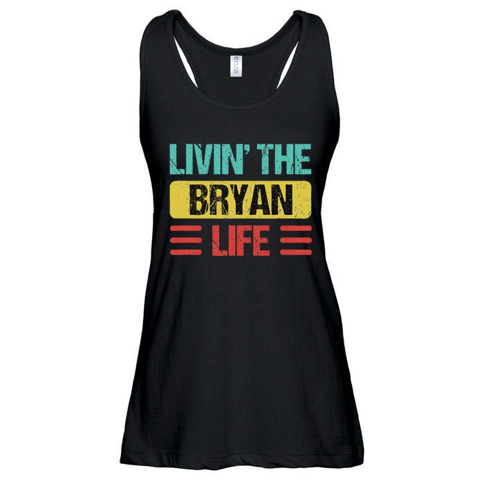 Bryan Name Ladies Essential Flowy Tank