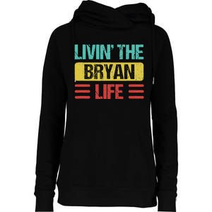 Bryan Name Womens Funnel Neck Pullover Hood