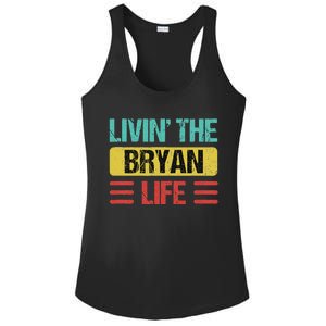 Bryan Name Ladies PosiCharge Competitor Racerback Tank