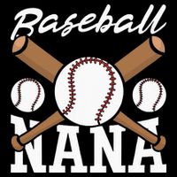 Baseball Nana Batter Sport Baseball Player Grandma Baseball Long Sleeve Shirt