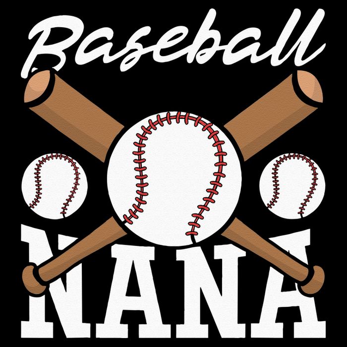 Baseball Nana Batter Sport Baseball Player Grandma Baseball Long Sleeve Shirt