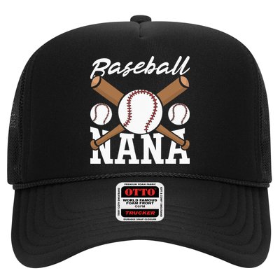Baseball Nana Batter Sport Baseball Player Grandma Baseball Hat
