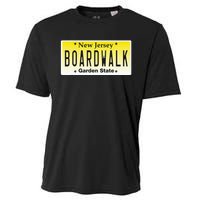 Boardwalk Nj Beach Town New Jersey Vacation Cooling Performance Crew T-Shirt