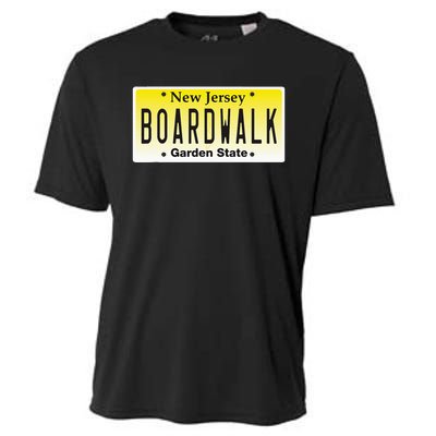 Boardwalk Nj Beach Town New Jersey Vacation Cooling Performance Crew T-Shirt