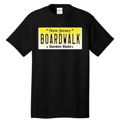 Boardwalk Nj Beach Town New Jersey Vacation Tall T-Shirt