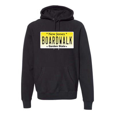 Boardwalk Nj Beach Town New Jersey Vacation Premium Hoodie