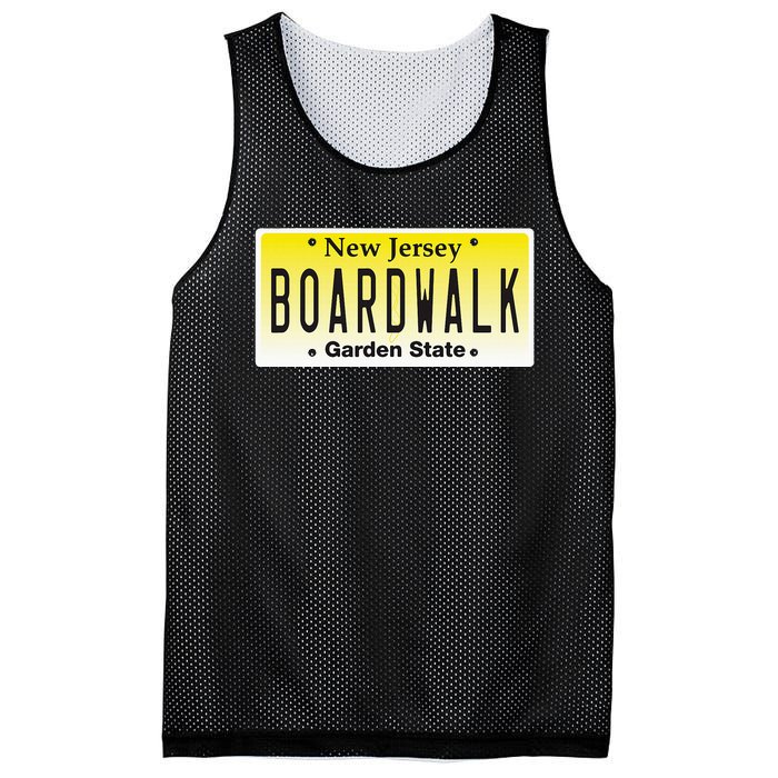 Boardwalk Nj Beach Town New Jersey Vacation Mesh Reversible Basketball Jersey Tank