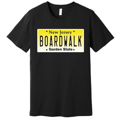 Boardwalk Nj Beach Town New Jersey Vacation Premium T-Shirt