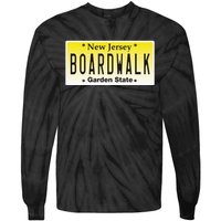 Boardwalk Nj Beach Town New Jersey Vacation Tie-Dye Long Sleeve Shirt