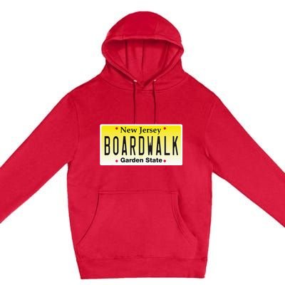 Boardwalk Nj Beach Town New Jersey Vacation Premium Pullover Hoodie