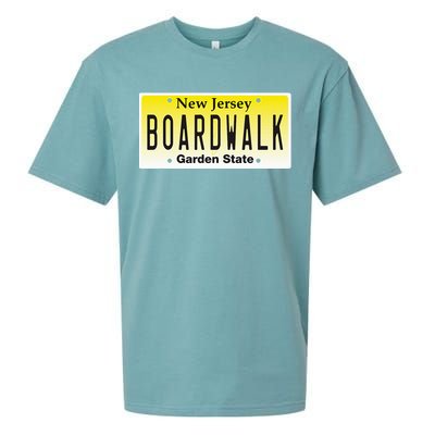 Boardwalk Nj Beach Town New Jersey Vacation Sueded Cloud Jersey T-Shirt