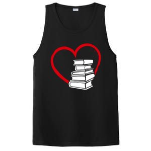 Book Nerd's Book Lover's Valentine's Day Cool Gift PosiCharge Competitor Tank