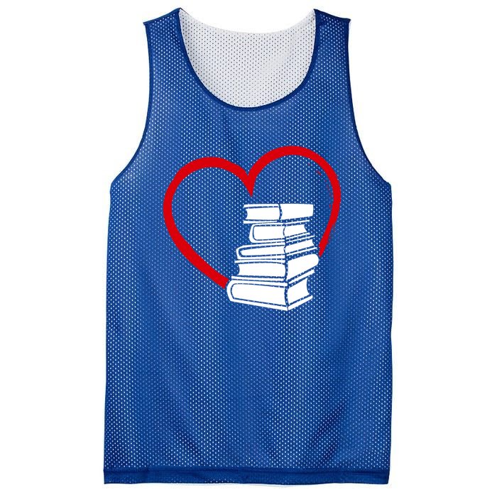 Book Nerd's Book Lover's Valentine's Day Cool Gift Mesh Reversible Basketball Jersey Tank