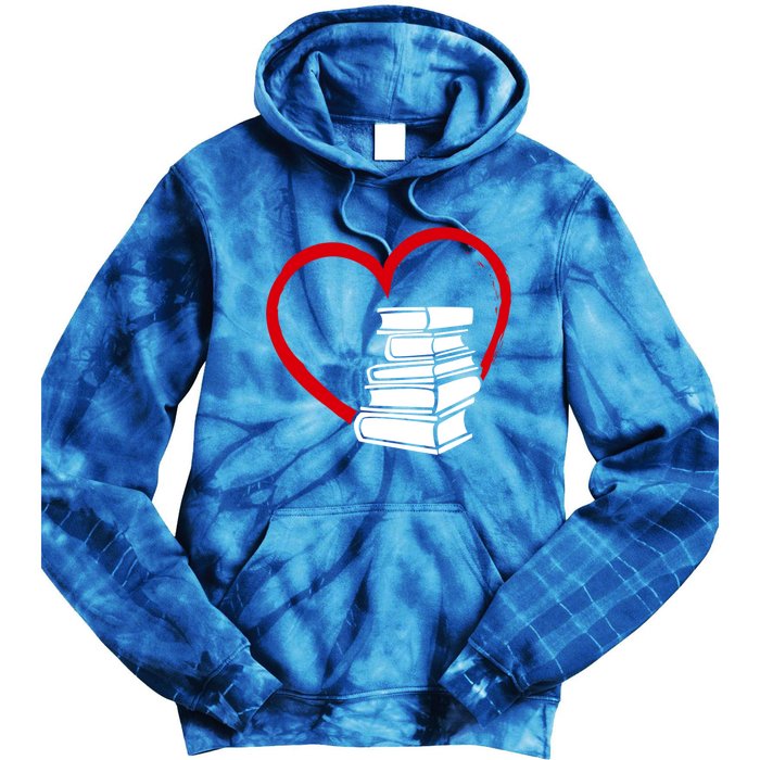 Book Nerd's Book Lover's Valentine's Day Cool Gift Tie Dye Hoodie