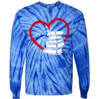 Book Nerd's Book Lover's Valentine's Day Cool Gift Tie-Dye Long Sleeve Shirt