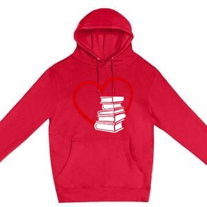 Book Nerd's Book Lover's Valentine's Day Cool Gift Premium Pullover Hoodie