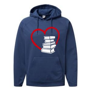 Book Nerd's Book Lover's Valentine's Day Cool Gift Performance Fleece Hoodie