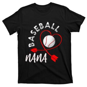 Baseball Nana Baseball Player Grandma Retirement Baseball T-Shirt